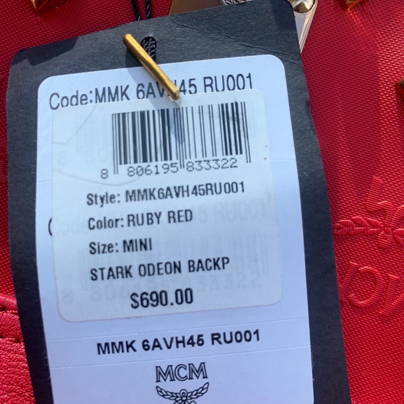 NWT MCM  BACKPACK STARK ODEON - Picture 15 of 15